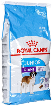 Sucha karma dla szczeniąt ras olbrzymich Royal Canin Giant Junior powyżej 8 miesiąca życia 15 kg (3031150/11425) (3182550707077/0262558707071)