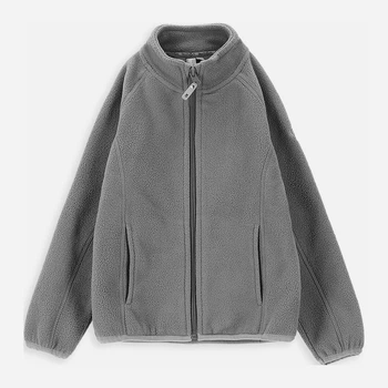 Детская флисовая теплая толстовка Lemon Outerwear Snow&Ski Boy ZL3132502OSB-019 104 см Серая (5904986287712)