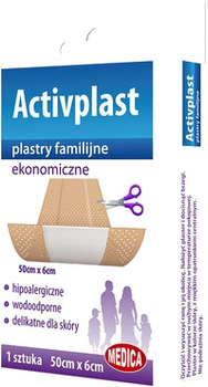 Plaster Medica Activplast familijne ekonomiczne 50 cm x 6 cm (5907527949490)