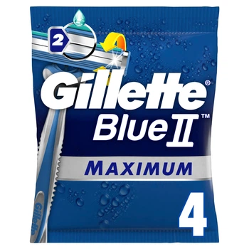 Одноразові станки для гоління (Бритви) чоловічі Gillette Blue 2 Max 4 шт (8700216169097)