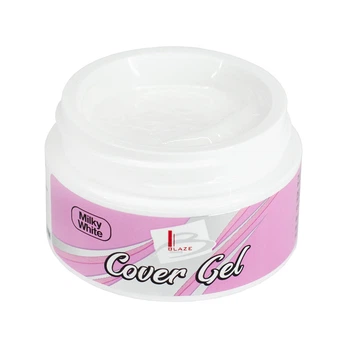 УФ гель камуфлюючий Blaze Nails Cover Gel Milky White середній 15 мл