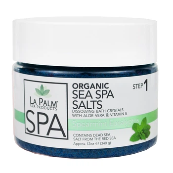 Сіль для рук і ніг La Palm Sea Spa Salts Spearmint Eucalyptus з морськими мінералами 355 мл