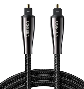 Кабель аудіо Ugreen Toslink оптичний 4.2 mm 1.5М Black (YM958)