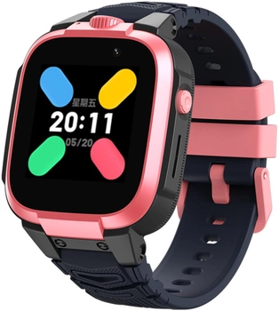 Smartwatch dla dzieci Mibro Kids Z3 4G LTE Black-Pink (MIBAC_Z3/PK)