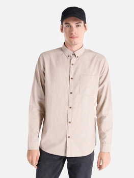 Сорочка бавовняна чоловіча Colin's CL1065821 2XL Beige Melange (8683197902832)
