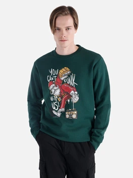 Світшот чоловічий Colin's CL1066430 M Green (8683197901637)