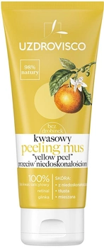 Кислотний мус-пілінг Uzdrovisco без олії проти недосконалостей Yellow Peel 60 мл (5904917480540)
