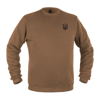 Світшот зимовий P1G Тризуб Logo Coyote Brown 2XL (UA281-29911-CB-TRL)