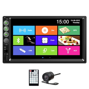 Автомагнітола 2 DIN CML-PLAY 7061 | FM, BT, USB, microSD, AUX | з камерою заднього виду, 7' TFT сенсорний екран