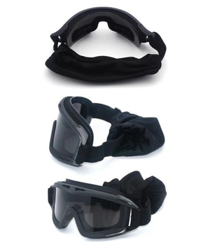 Защитные очки маска Nela-Styl mx79 Черный (Alop) 60480859