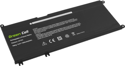 Акумулятор Green Cell для ноутбуків Dell G3 3579 33YDH 15.2V 3500mAh (DE138)