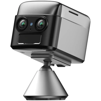 WiFi мини камера видеонаблюдения Camsoy S70W, с двойной линзой и датчиком движения, до 70 дней автономной работы, iOS / Android, FullHD 1080P