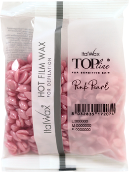 Плівковий віск для депіляції ItalWax Top Formula Рожеві перли в гранулах 100 г (8032835187375)