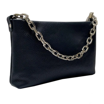 Небольшая синяя женская сумка с жемчужным украшением Tony Perotti Borsa CA045-01BL blue