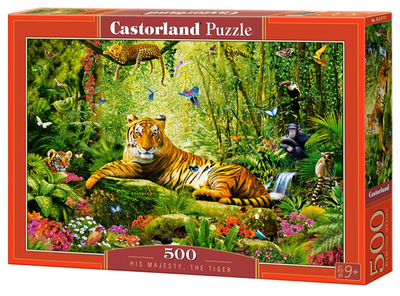 Puzzle Castor Majestatyczny Tygrys 500 elementów (5904438053711)