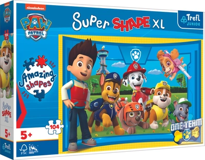 Puzzle Trefl Super Shape XL Psi przyjaciele 104 elementy (5900511500165)