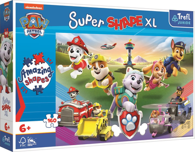 Puzzle Trefl Super Shape XL Skaczące pieski 160 elementów (5900511500219)