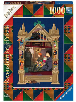 Puzzle Ravensburger Harry Potter Pociąg do Hogwartu 1000 elementów (4005556165155)