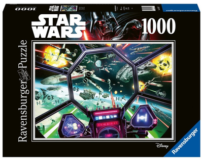 Пазл Ravensburger Star Wars: Tie Fighter Cockpit 1000 елементів (4005556169207)
