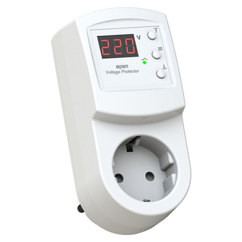 Програмне захисне реле напруги OpenElectric VP-2168D (для холодильника, котла та побутових приладів)
