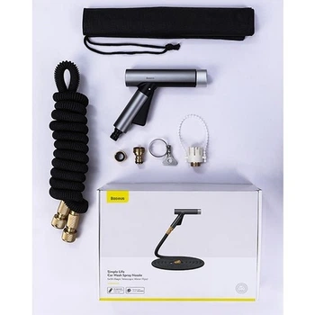 Минимойка Baseus Simple Life Car Wash Spray Nozzle 30m после water filling CRXC01-C01 Черная