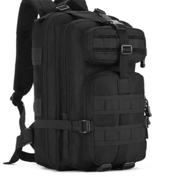 Рюкзак военно-туристический ранец сумка на плечи для выживание Черный 35 л (Alop) 60417259
