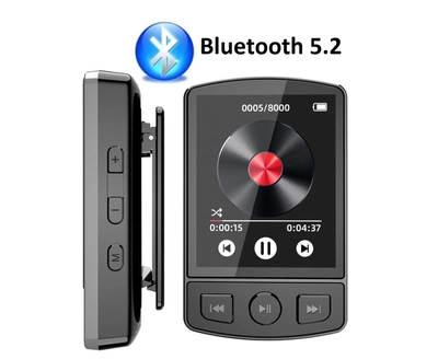 MP3 Плеер Rock Star M9 Bluetooth 32gb HI FI с клипсой и внешним динамиком