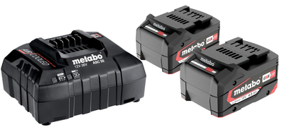 Базовый комплект Аккумуляторы для инструмента Metabo Li-Power 18 В 4 Ач 2 шт + Зарядное устройство для ASC 55 (685050000)