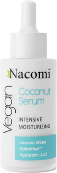 Serum do twarzy Nacomi Vegan Coconut Serum ultra nawilżające z wodą kokosową 40 ml (5902539714036)