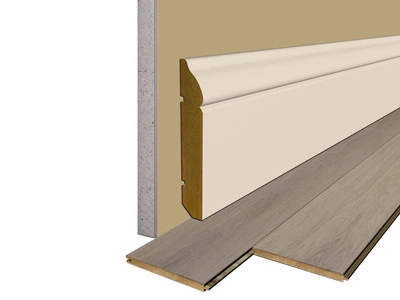 Плінтус накладний з МДФ Pacioli 90х10х2800 мм., модель P-Line 016
