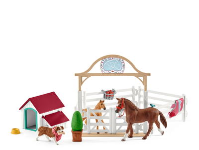 Zestaw do zabawy Schleich Horse Club Hannah's guest horses with Ruby (4055744014598)