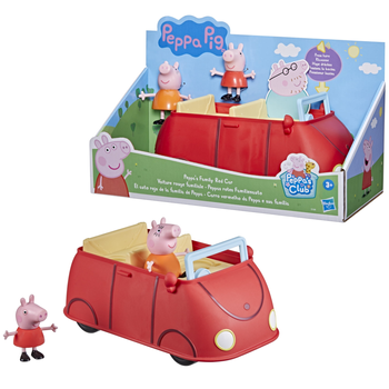 Zestaw do zabawy Hasbro Peppa Pig Peppa’s Adventures Peppa’s Family Red Car Speech and Sound Effects (5010993868285)