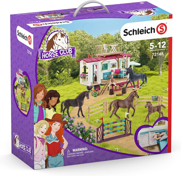 Ігровий набір Schleich Horse Club Secret Tournament Training on the Caravan (4055744030635)