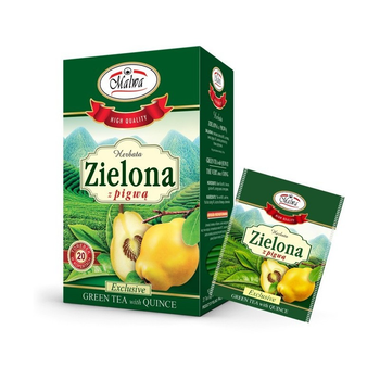 Herbata zielona Malwa Pigwa 20 szt (5902781001786)