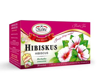Herbata owocowa Malwa Hibiskus 20 szt (5902781000024)