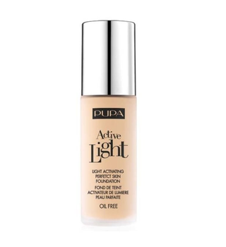 Podkład do twarzy Pupa Milano Active Light Perfect Skin Foundation SPF10 beztłuszczowy 002 Ivory 30 ml (8011607196173)