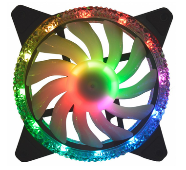 Вентилятор 120 mm Cooling Baby 12025PRGB12V 120x120x25мм HB, RGB Color SNOW, 24,5дБ,12V,1200 об/мин,