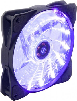 Вентилятор 120 мм, Frime "Iris", Black, 120х120х25 мм, Purple LED підсвічування (FLF-HB120P15) (231115)