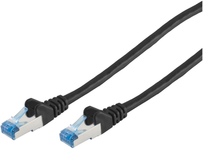 Патч-корд TB Cat 6a RJ45 S/FTP 0.5 м Black (4017538063830)