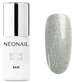 Гібридна база NeoNail Glitter Effect Base 9601-7 Silver Shine 7.2 мл (5904553610448)