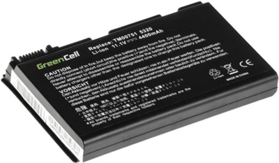 Акумулятор Green Cell для ноутбуків Acer TravelMate 5220 11.1V 4400mAh (AC08)