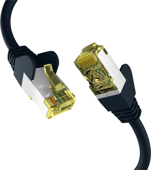 Патч-корд ShiverPeaks Cat 6a RJ45 S/FTP 3 м Black (4017538064202)