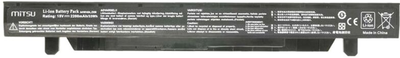 Акумулятор Mitsu для ноутбуків Asus G552, G552J, G552JX 15V 2200 mAh (33 Wh) (5BM357)