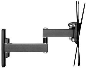 Настінне кріплення Goobay Dual-Arm Black (4040849497148)