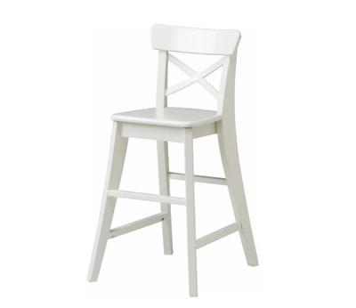 Дитячий високий стілець від 3 років Ikea Ingolf White