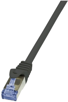 Patchcord LogiLink PrimeLine Cat 6a RJ45 S/FTP 3 m Black (4052792020311)