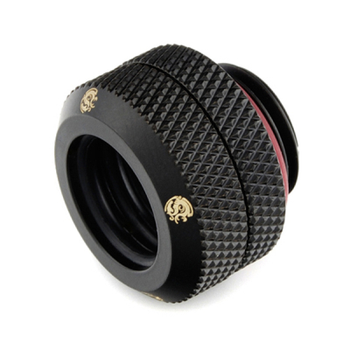 Фитинг для СВО Bitspower Фитинг Bitspower G1/4" Carbon Black 12MM (BP-CBEML)