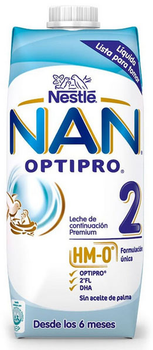 Модифікована молочна суміш для дітей Nestle Nan Optipro 2 500 мл (7613038930251)