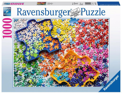 Puzzle Ravensburger Kolorowe części puzzli 1000 elementów (4005556152742)