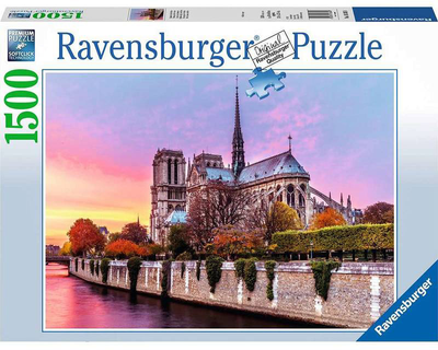 Puzzle Ravensburger Katedra Notre Dame 1500 elementów (4005556163458)